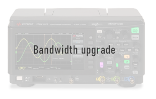 Keysight D1202BW3A Bandwidth upgrade, 100 MHz to 200 MHz, for DSOX1202X, hardware enabled functional
