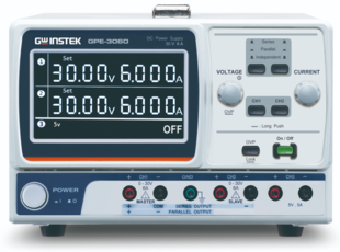GW Instek GPE-3060 3-channel, 385W linear DC power supply