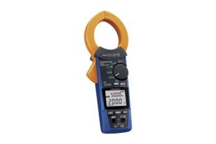 Hioki CM4373-90 AC/DC Clamp Meter, 600/2000 A, true RMS, CAT III 1000V, CAT IV 600V, IP54, V, A, Ohm, Hz, C, inrush current, Max/Min/Avg/Peak, and more, bundled with Z3210 wireless dongle

