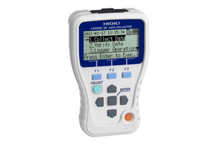 Hioki LR5092-20 Data collector for LR5000 logger series, recorded data from data logger to internal memory or SD card, view data in a graph, transfer data from logger to PC, includes PC software, USB interface