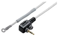 Hioki LR9612 Temperature sensor, for LR5011, Lug type, 5 m cable length, outer diameter: 7 mm, Inner diameter: 3.2 mm, -30 to 180 ˚C, response time : 45 sec