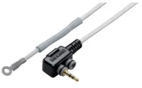 Hioki LR9613 Temperature sensor, for LR5011, Lug type, 10 m cable length, outer diameter: 7 mm, Inner diameter: 3.2 mm, -30 to 180 ˚C, response time : 45 sec