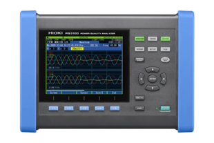 Hioki PQ3100 Power Quality analyzer, IEC61000-4-30 Ed.3 Class S Power Quality analyzer, monitor and record the quality of Power, 1P2W to 3P4W, Clamp input, Main unit, Current sensor is sold separately
