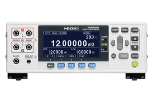 Hioki RM3545-02 Resistance meter, super-high accuracy and multi-channel capabilities, testing source: DC, 1 A max, fastest measurement speed: 2.2ms, finest resolution: 0.01 microOhm, multi-point measurement: 20 locations, support for the multiplexer unit
